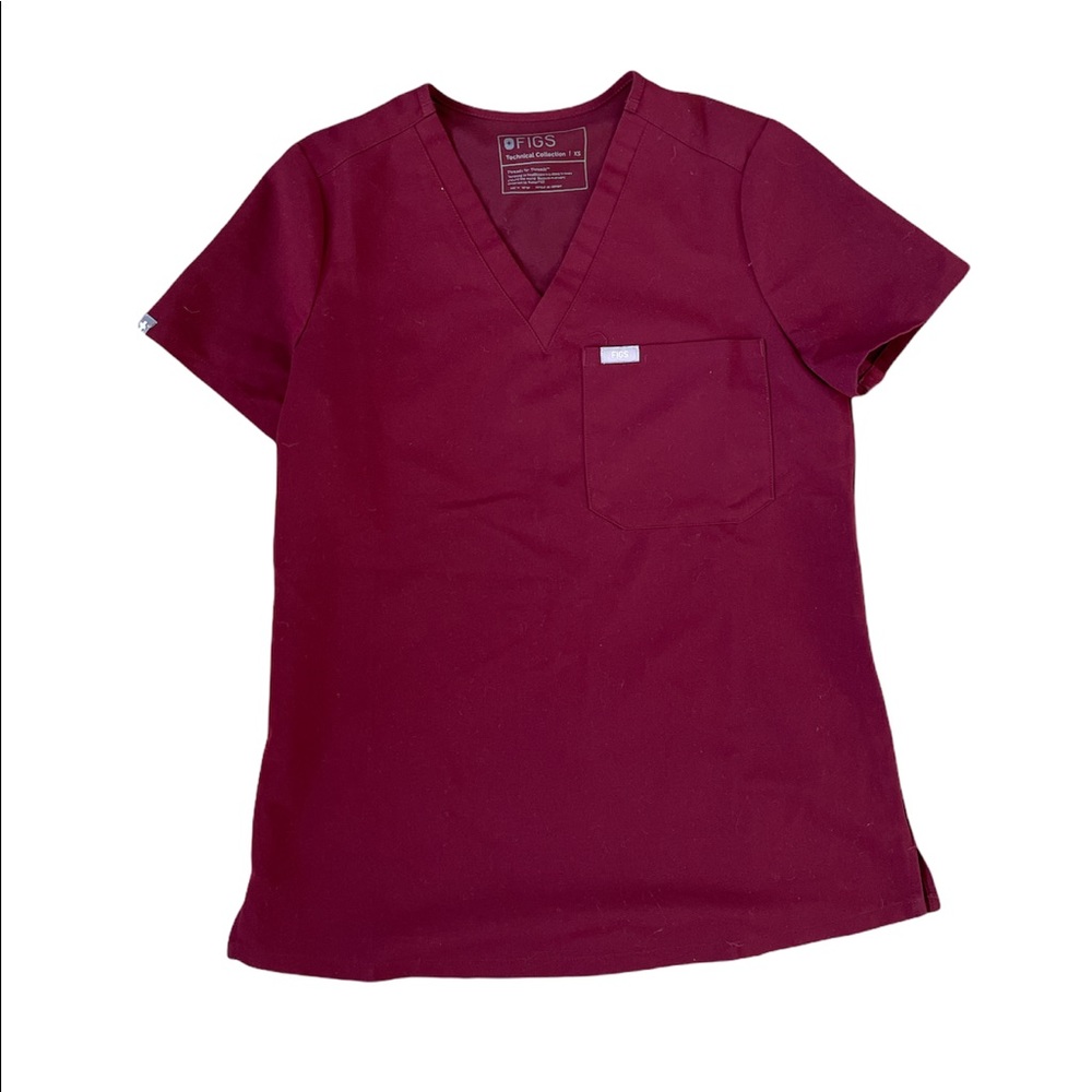 FIGS Catarina One Pocket XS burgundy